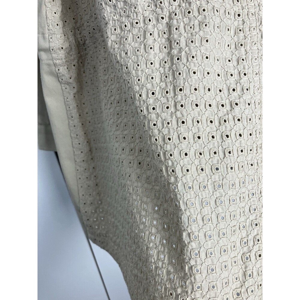 Linea by Louis Dell'Olio Womens Tan Cotton Spring Jacket Large - Picture 9 of 9